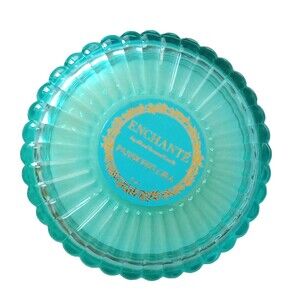 New ENCHANTE Soy Blend Beach Scented PASSIONFLORA Candle in Decorative Jar  NWT